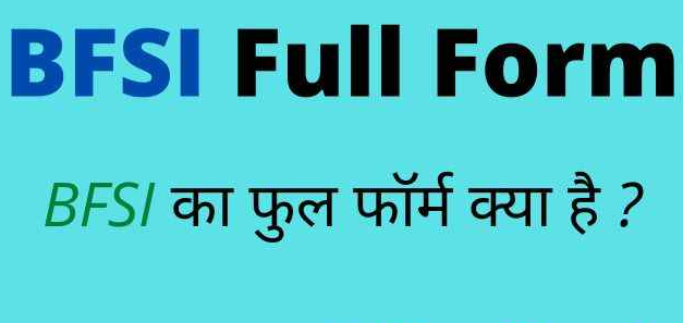 BFSI Full Form in Banking